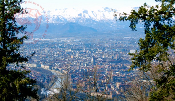 Вид Турина с вершин холмов