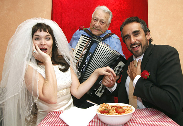 Типичная зарисовка с итальянской свадьбы