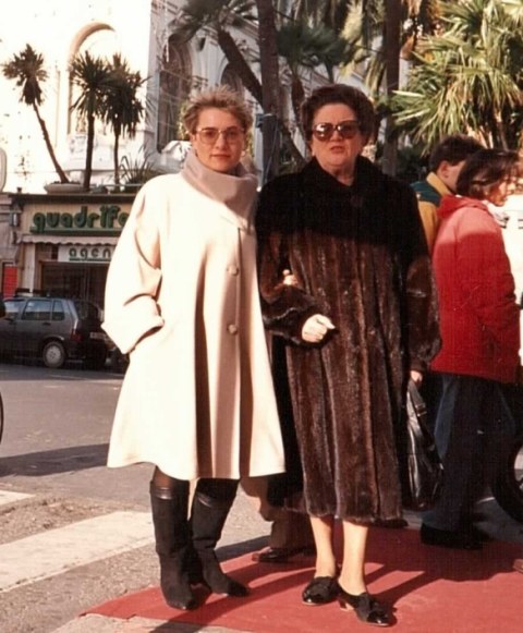 Зоя Суровцева в Сан-Ремо в 1991 г.